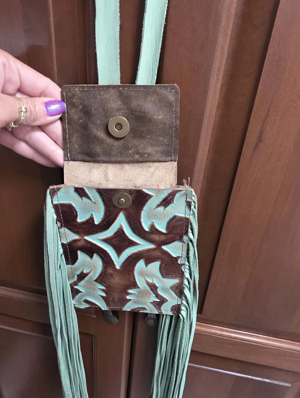 Custom Western Monogram Fringe Crossbody Bag keep It Gypsy